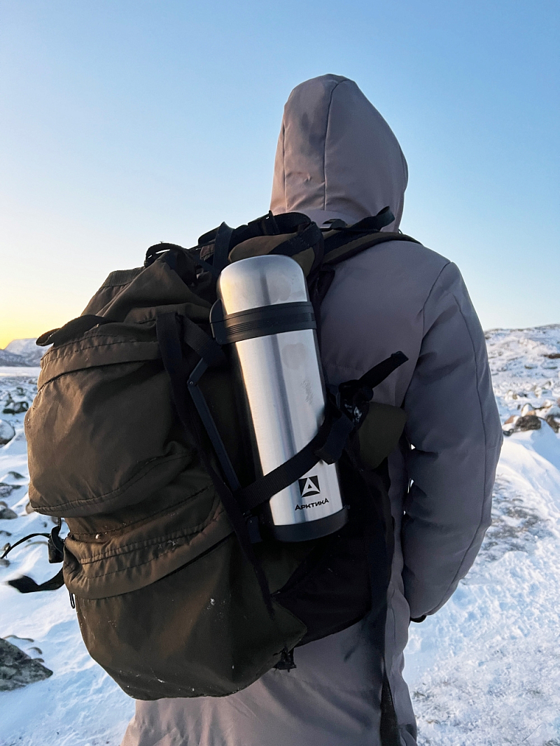 Термос серии 201 на 1.5л стальной универсальный - 2