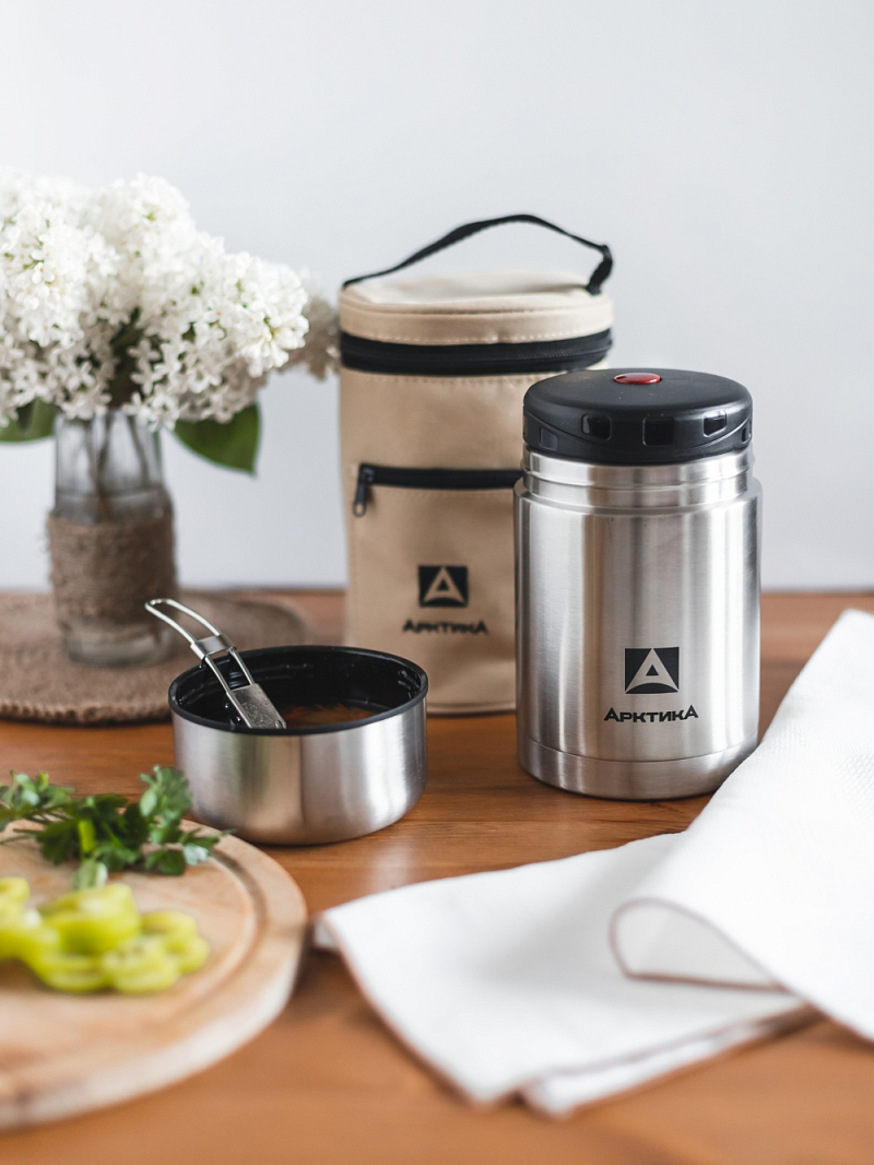 Термос 301 c широким горлом и чехлом на 0.75л - 8 Термос 301 c широким горлом и чехлом на 0.75л - 8