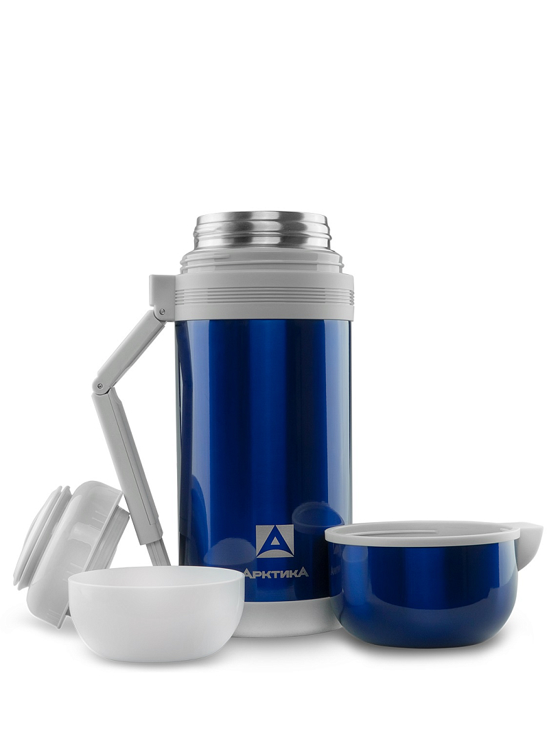 Синий универсальный термос 202 на 1.2л - 3