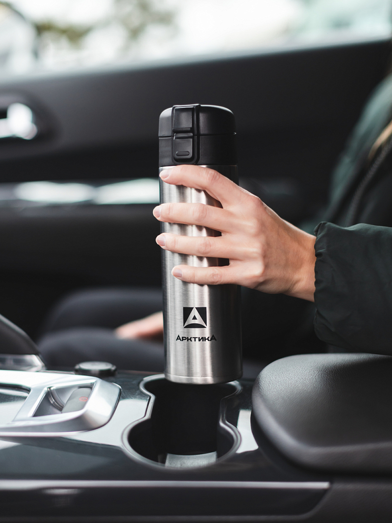 Термокружка 0.47л серии 703 стальная с классическая (уценка) - 7