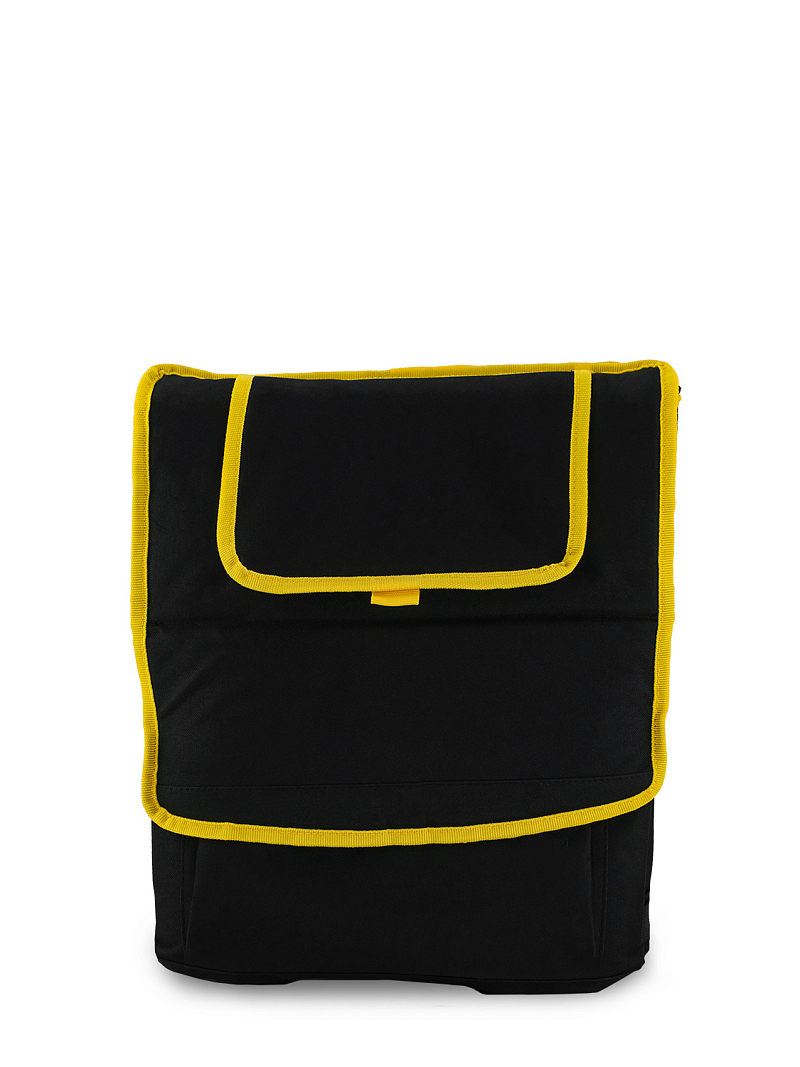 Черная сумка-холодильник 3001 классическая с люком на 30л - 8