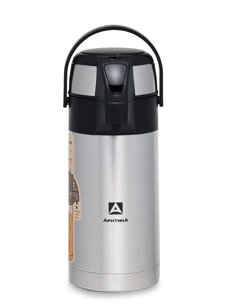 Термос с помпой на 3 литра (уценка) - 1 Термос с помпой на 3 литра (уценка) - 1