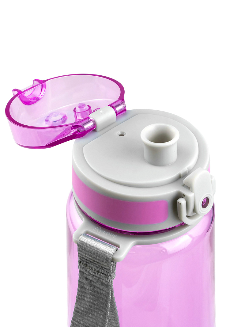 Питьевая бутылка 720 из тритана 1л, лавандовая глянцевая, с ситечком - 3