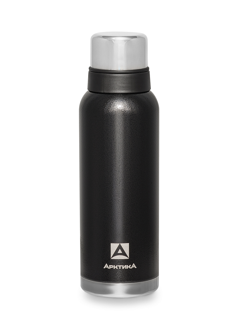 Черный термос 106 с узким горлом на 1.2л - 1