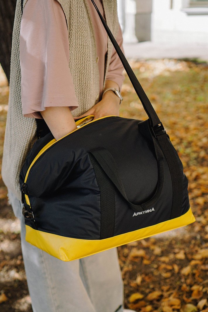 Термосумка 011 черная «Порт Мурманск» на 25л - 7