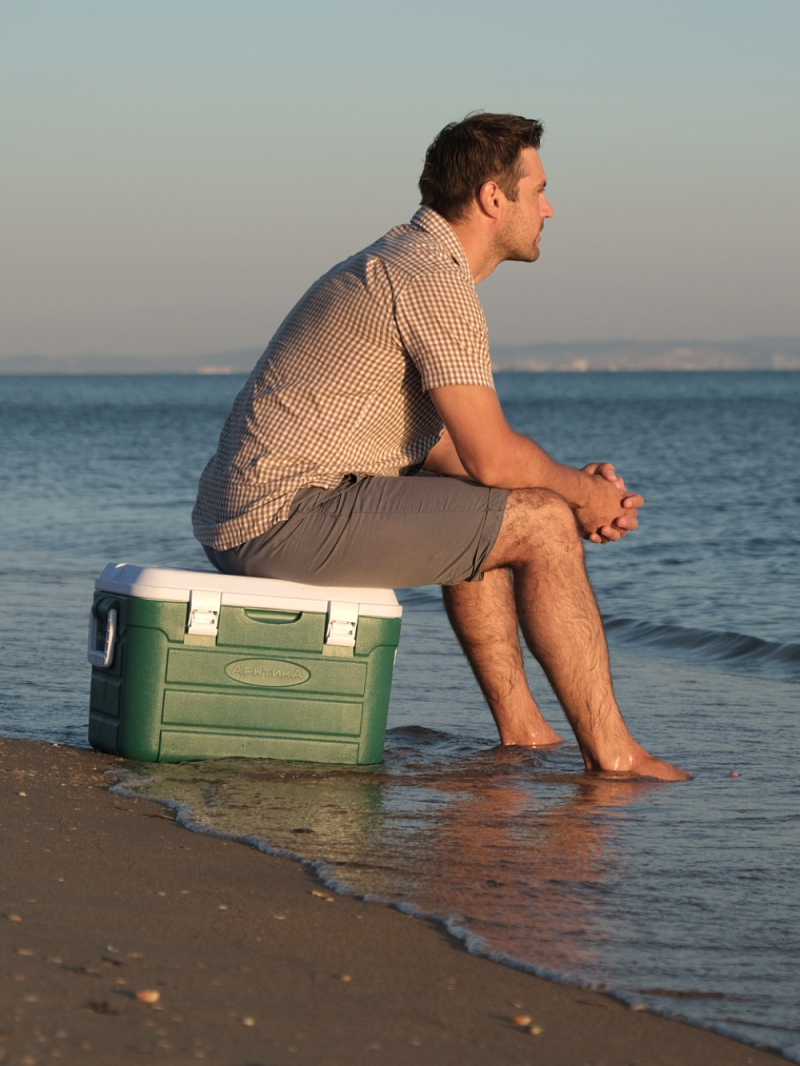 Аквамариновый термоконтейнер 2000 на 30 литров - 5