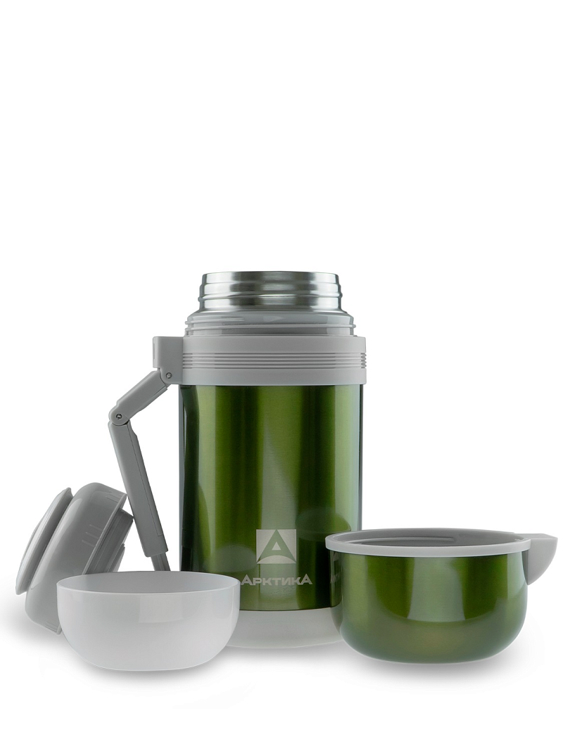 Термос серии 202 на 1л болотный универсальный - 2