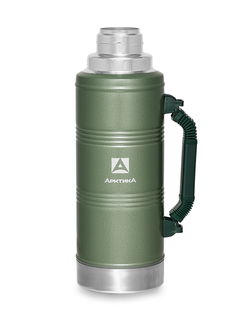 Зеленый термос 106 «УАЗИК» на 2.2л с ручкой - 5 Зеленый термос 106 «УАЗИК» на 2.2л с ручкой - 5