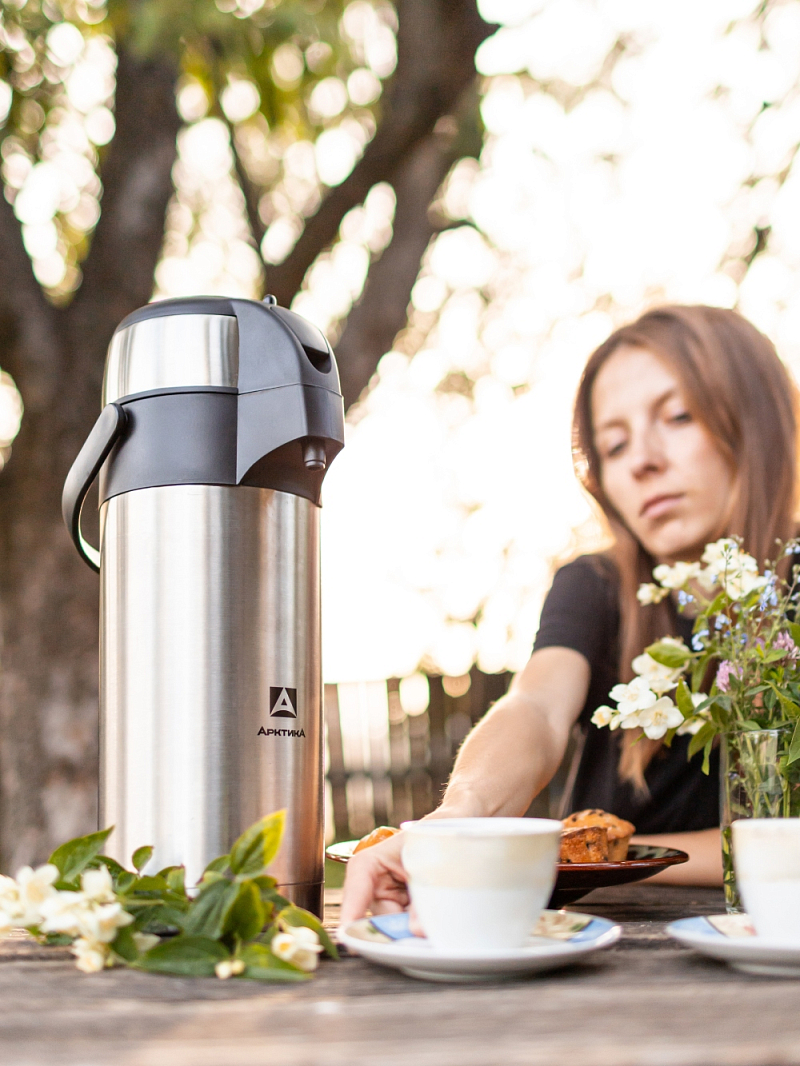 Термос 501 с помпой на 3.5л - 2