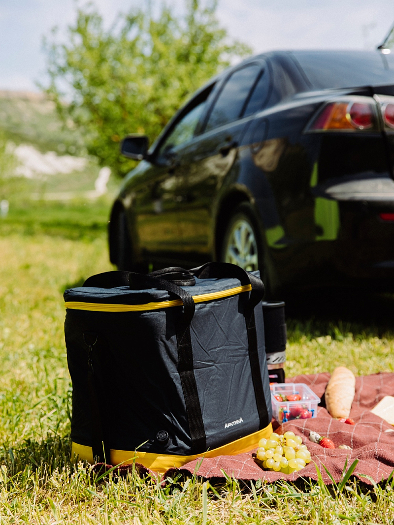 Термосумка 010 черная «Порт Диксон» на 30л  - 2