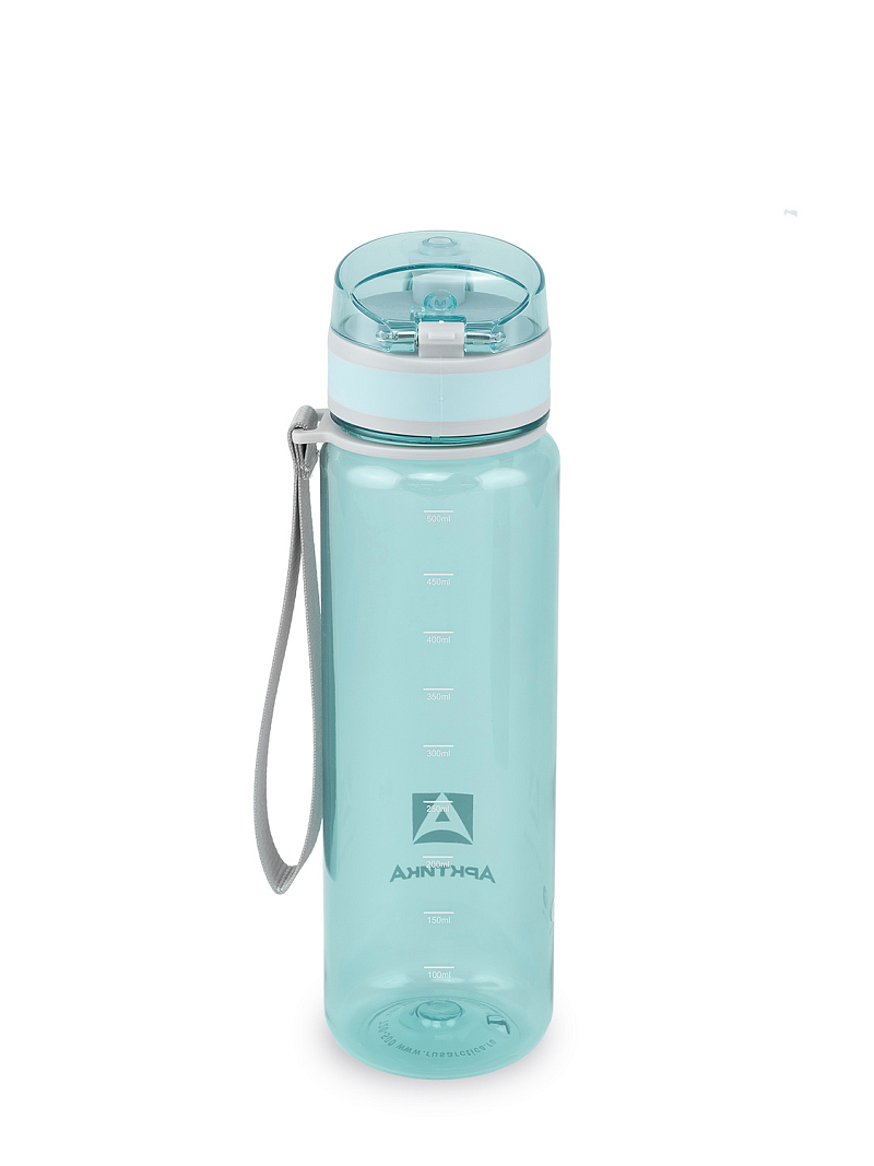 Питьевая бутылка 720 из тритана 0.5л, голубая глянцевая, с ситечком - 7