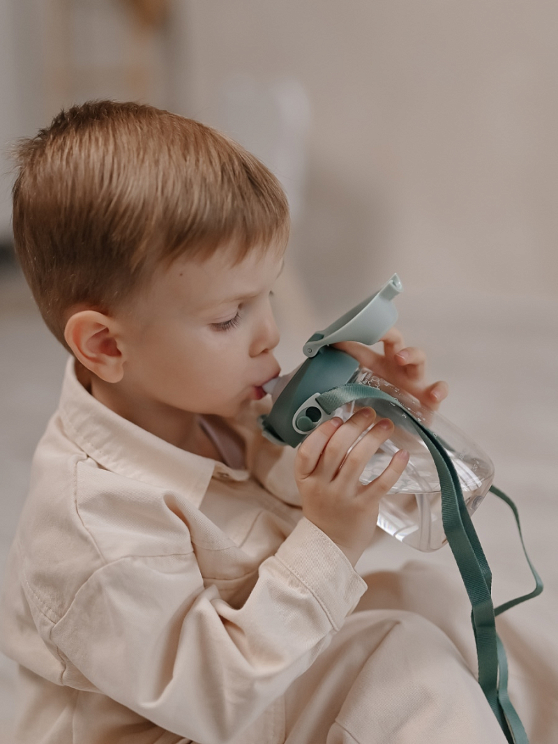 Тритановая бутылка серии 730 на 0.48л «хвоя» с наклейками - 2