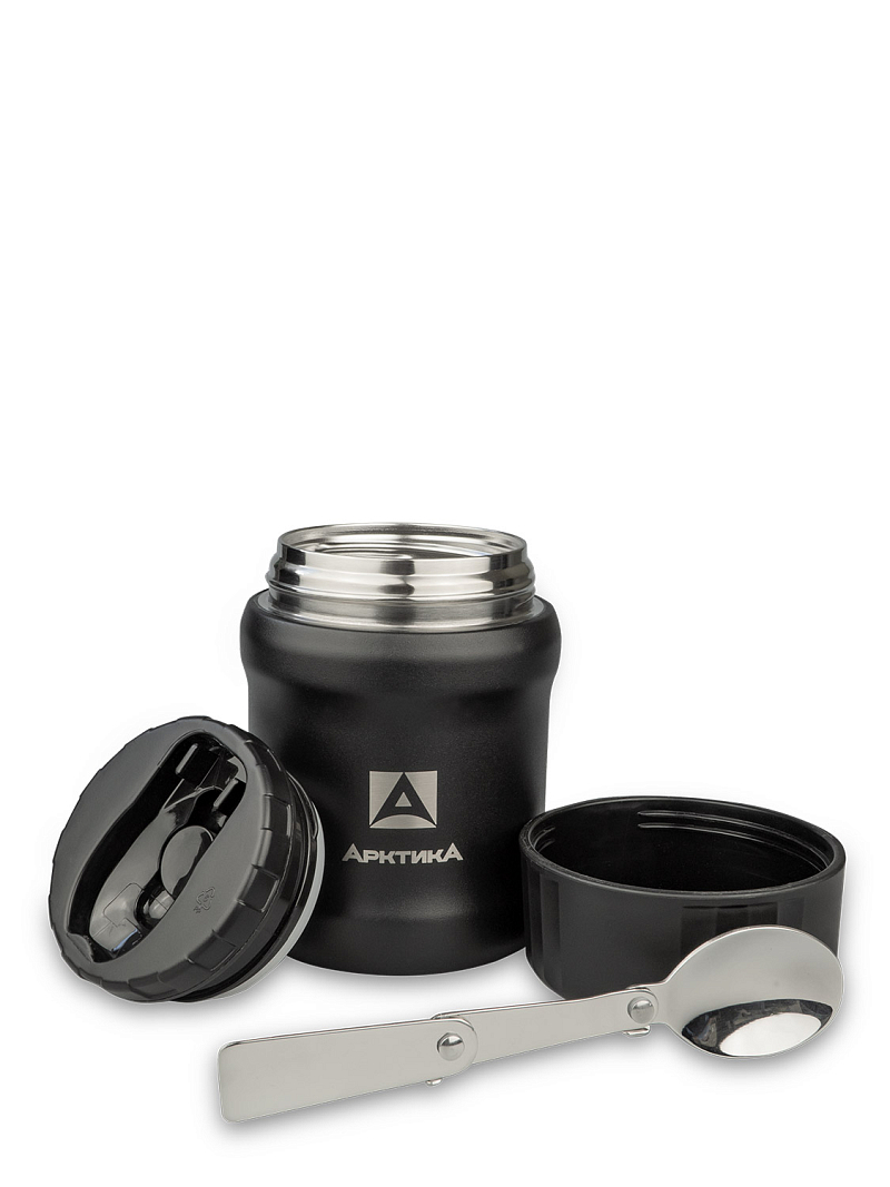 Черный термос 311 для еды на 0.5л - 3