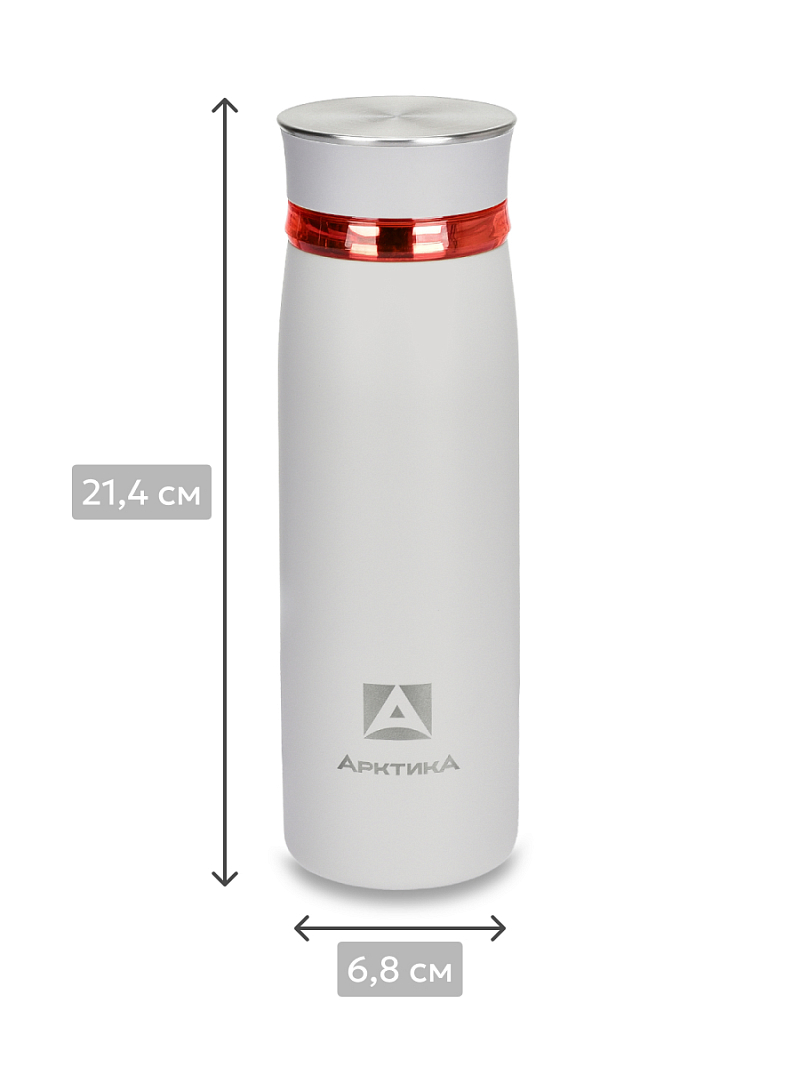 Термокружка 0.42л серии 715 «Арктика» с ситечком (уценка) - 6
