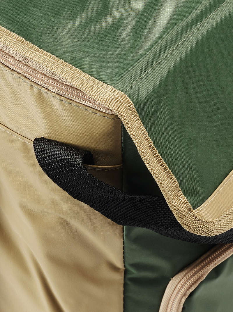 Зеленая сумка-холодильник 3000 классическая с люком на 30л - 5