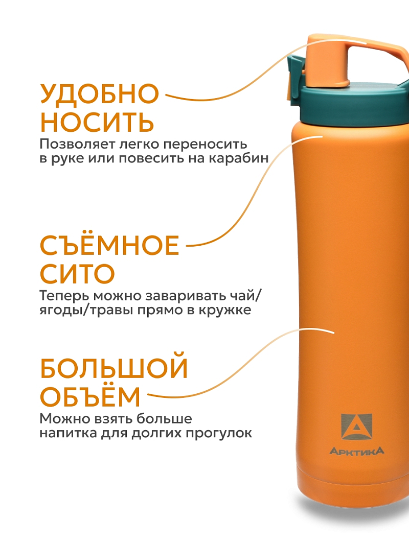 Термокружка 0.75л серии 702 «Морошока» с ситечком - 3