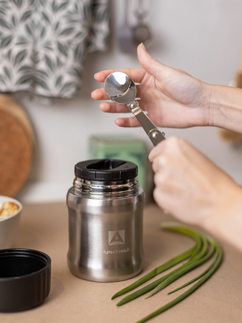 Стальной термос 311 для еды на 0.5л  - 4