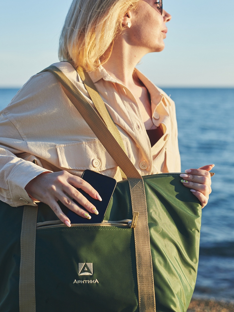 Зеленая сумка-холодильник 3100 на 20л - 6