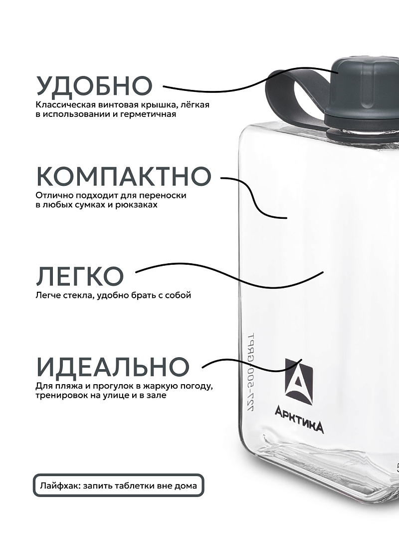 Тритановая бутылка 727 на 0.5л - 4