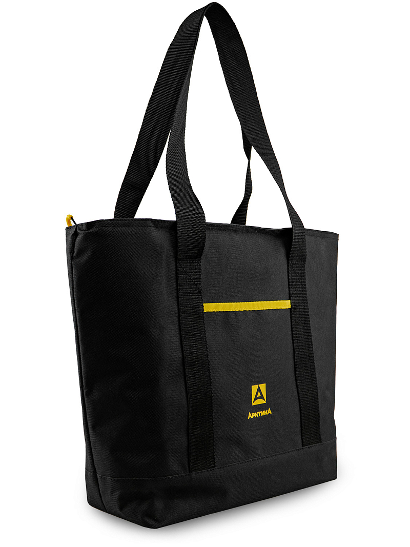 Термосумка шоппер 3400 черная на 17.5л - 4