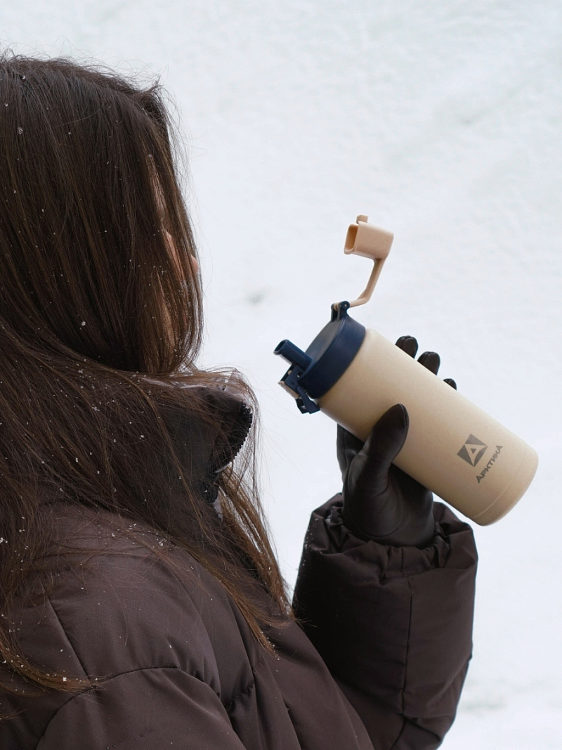 Термокружка 0.5л серии 702 «Песок» с ситечком - 2