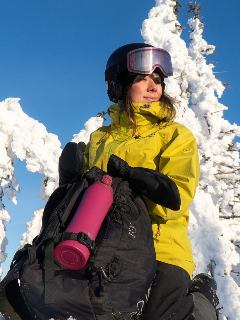 Термокружка 0.75л серии 702 «Вишня» с ситечком - 2