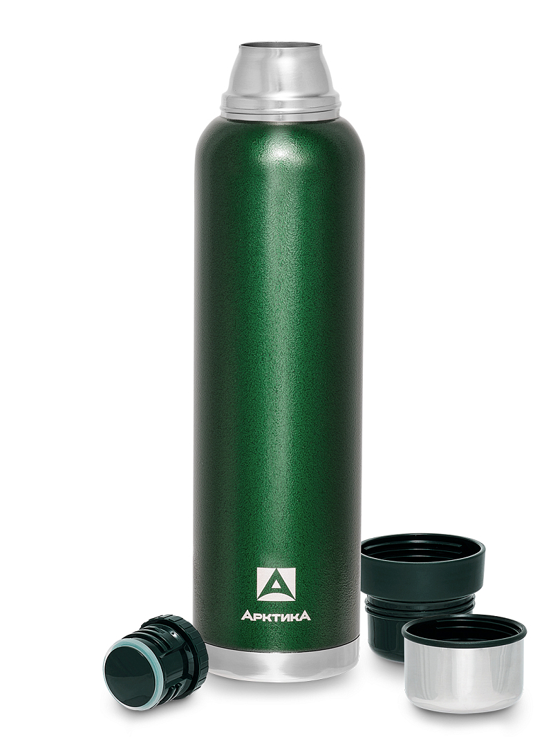 Зеленый термос с узким горлом на 1.6л - 3