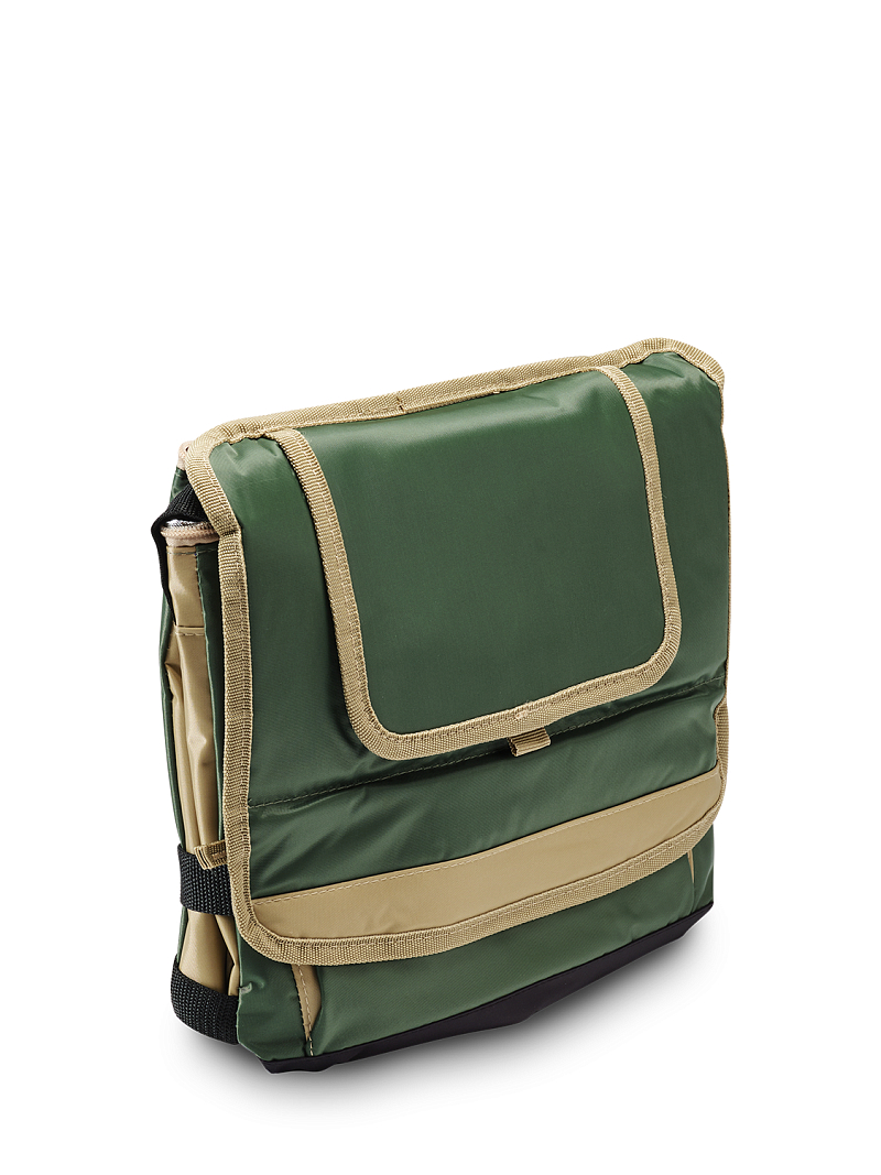 Зеленая сумка-холодильник 3000 классическая с люком на 10л - 2 Зеленая сумка-холодильник 3000 классическая с люком на 10л - 2