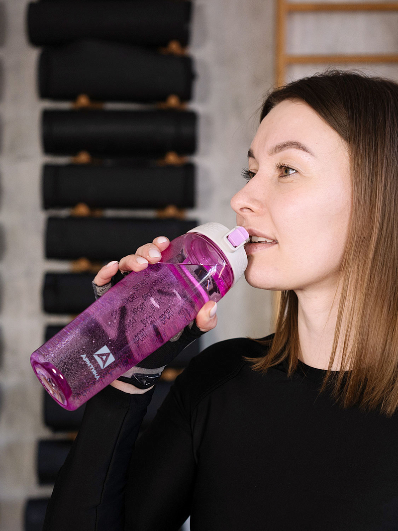 Лавандовая ПИТЬЕВАЯ БУТЫЛКА ИЗ ТРИТАНА 0.7Л - 4