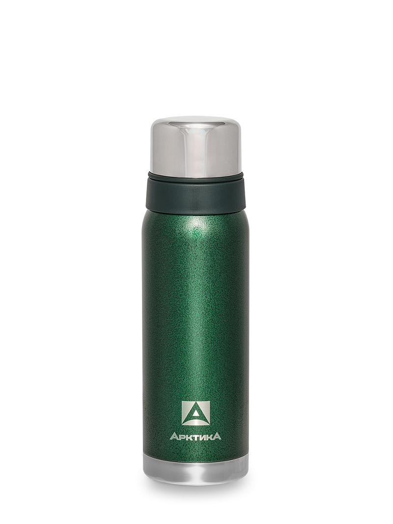 Зеленый термос 106 с узким горлом на 0.75л - 1