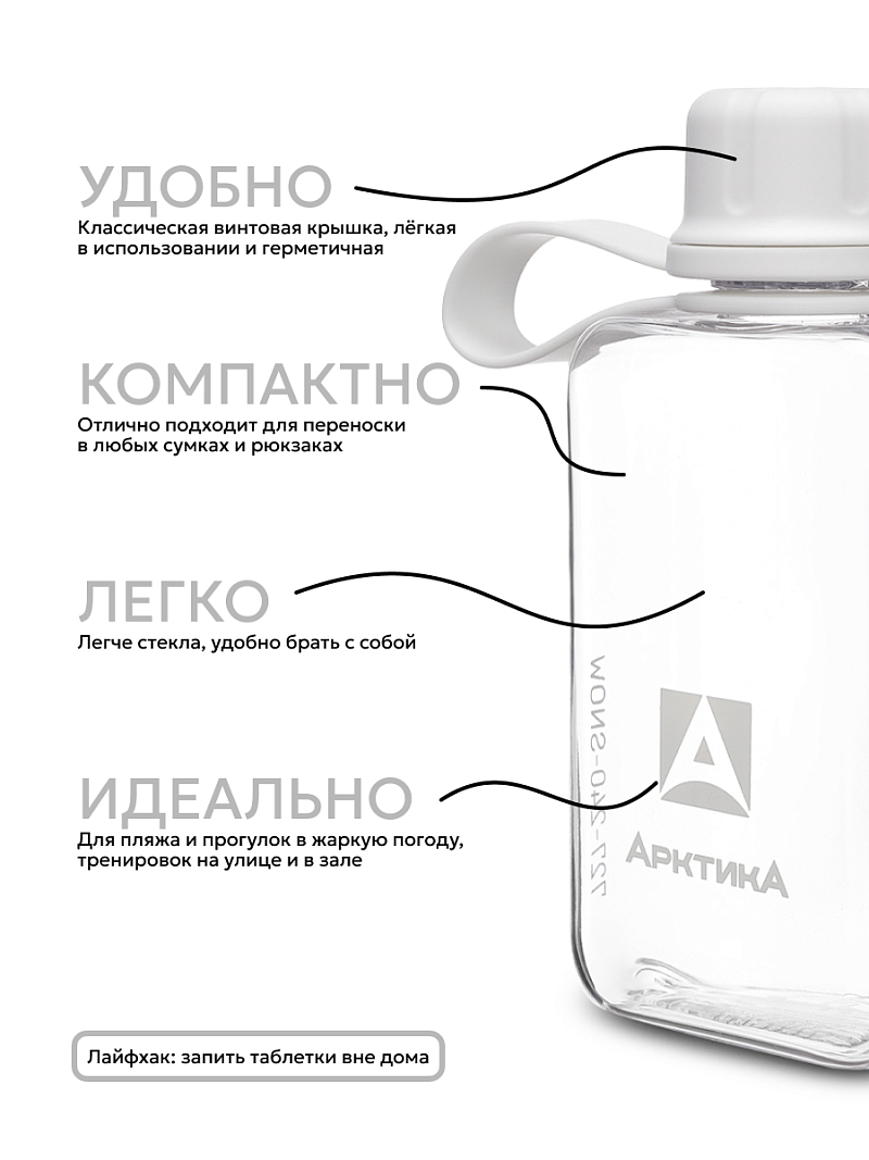 Тритановая бутылка 727 на 0.24л - 4