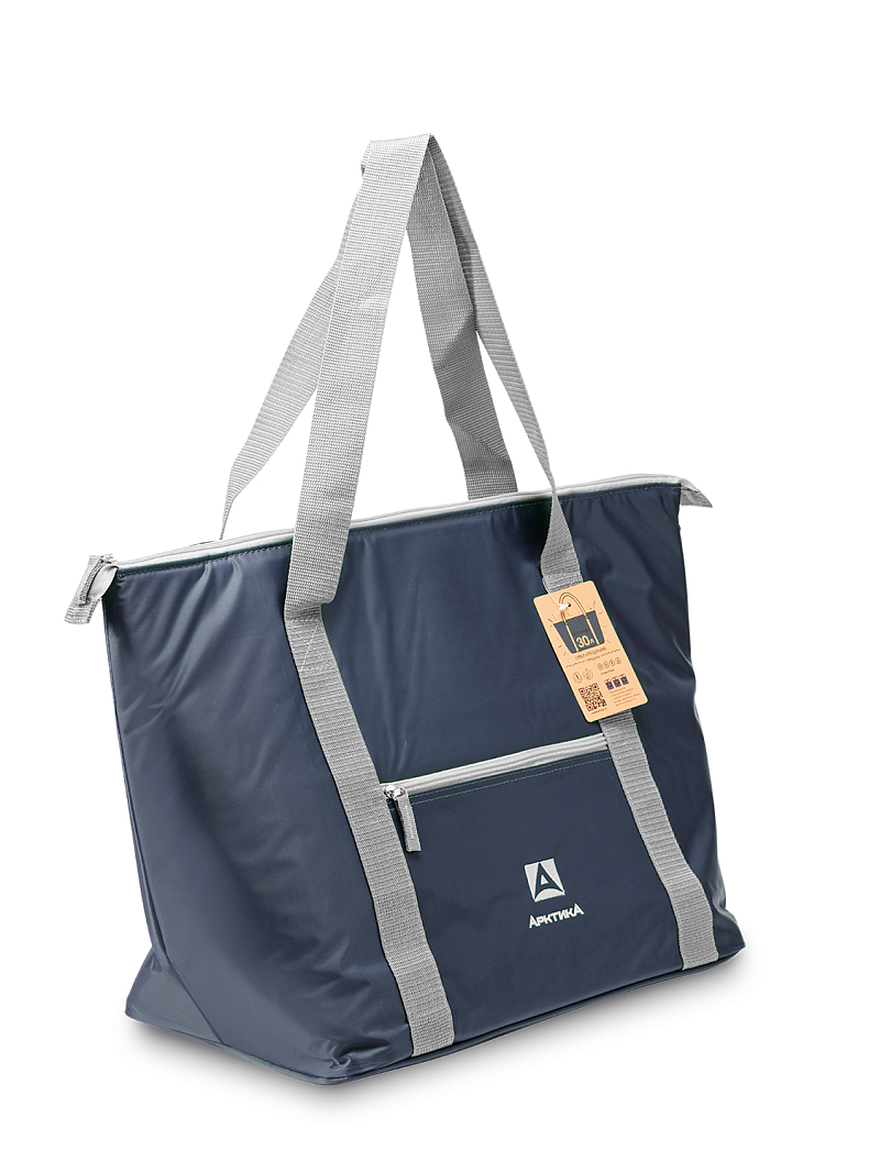 Синяя сумка-холодильник на 30л (уценка) - 1