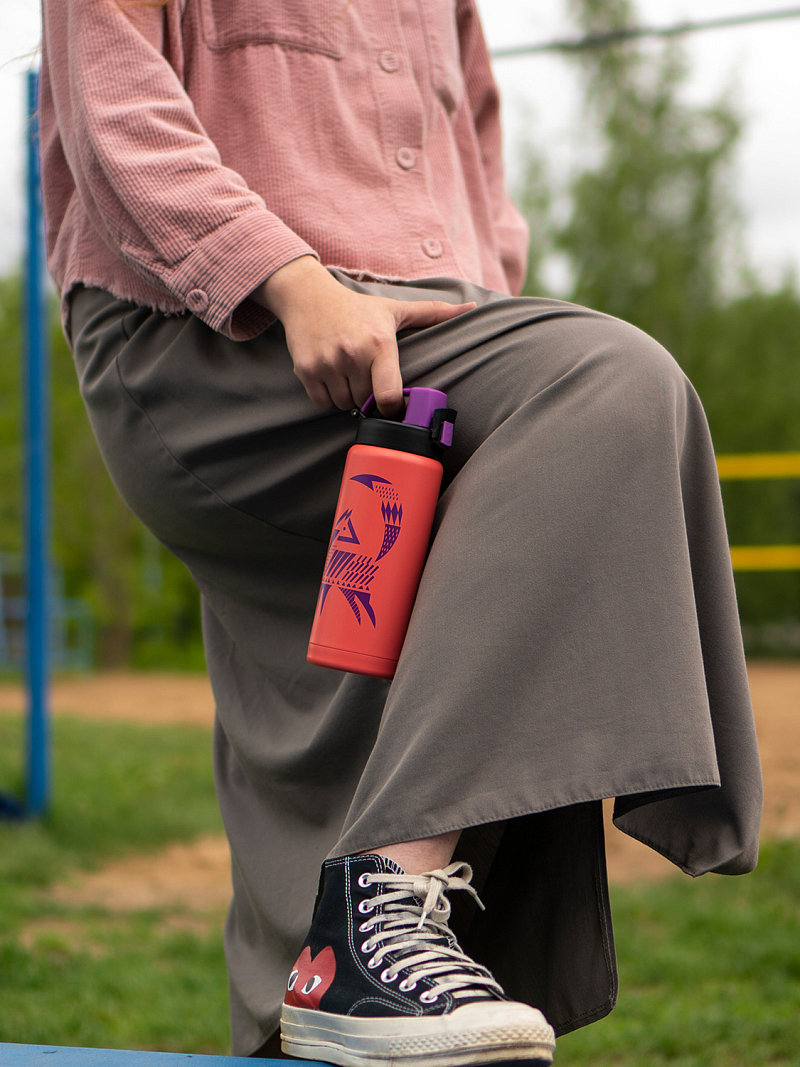 Термокружка 0.5л серии 702 «Сититерм» «Лиса» (уценка) - 5