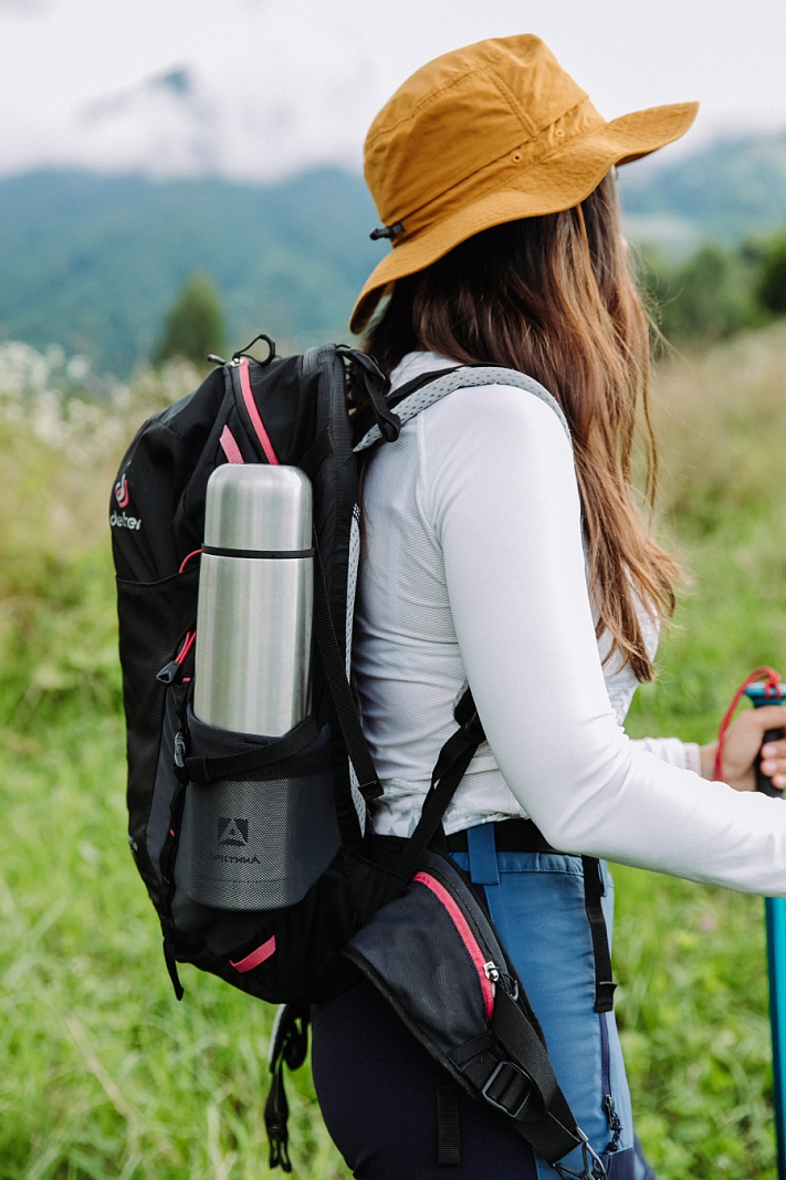 Термос серии 101 на 1л стальной с узким горлом - 6