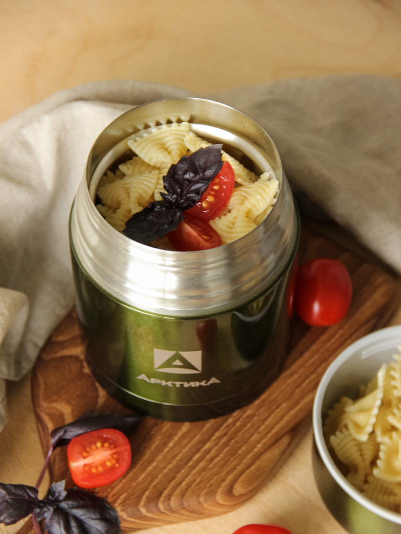 зеленый термос 302 с широким горлом на 0.5л - 5 зеленый термос 302 с широким горлом на 0.5л - 5