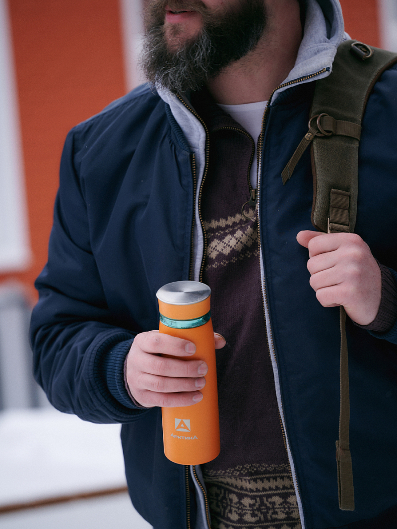 Термокружка 0.42л серии 715 «Морошка» с ситечком (уценка) - 3