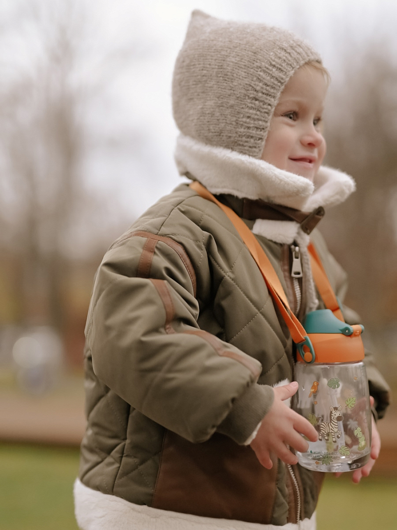 Тритановая бутылка серии 730 на 0.48л «морошка» с наклейками - 2