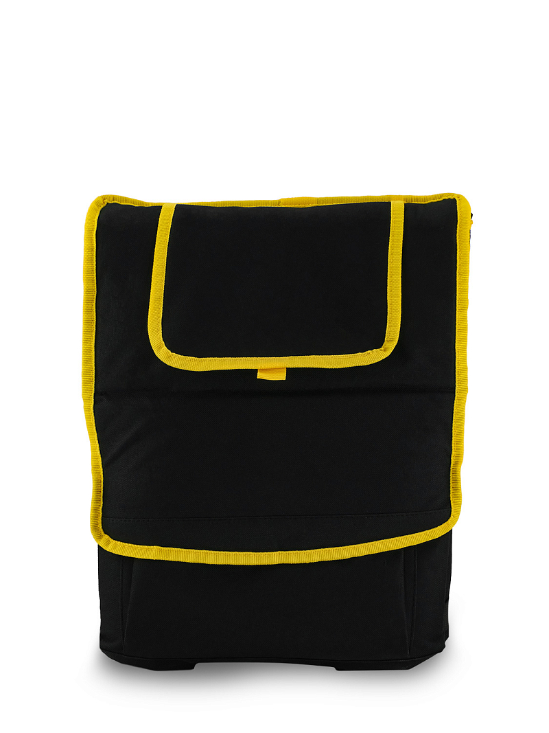 Черная сумка-холодильник 3001 классическая с люком на 20л - 6