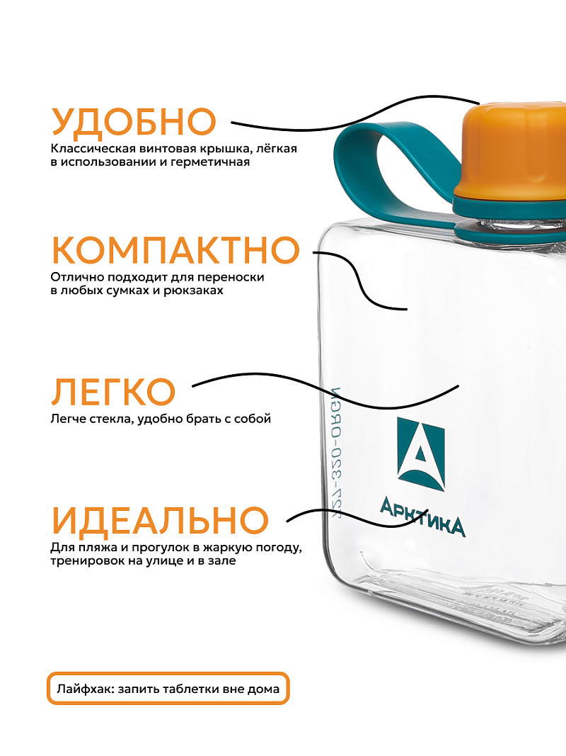 Тритановая бутылка 727 на 0.32л - 4