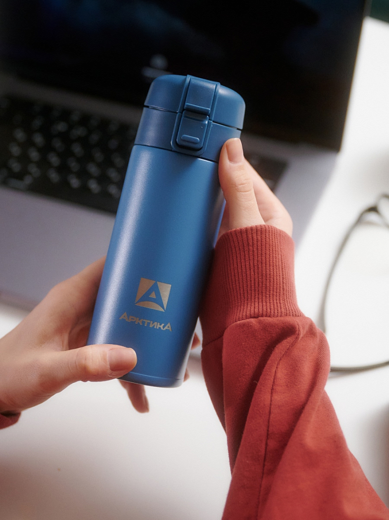 Термокружка 0.35л серии 703 «Нордик» с ситечком - 2