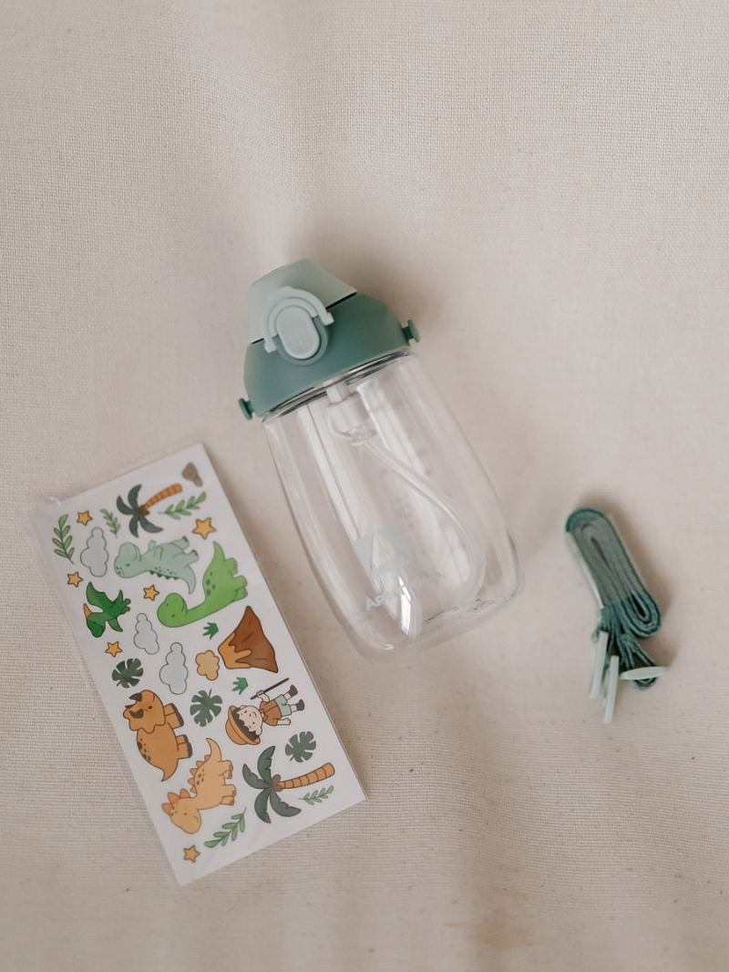 Тритановая бутылка серии 730 на 0.48л «хвоя» с наклейками - 6