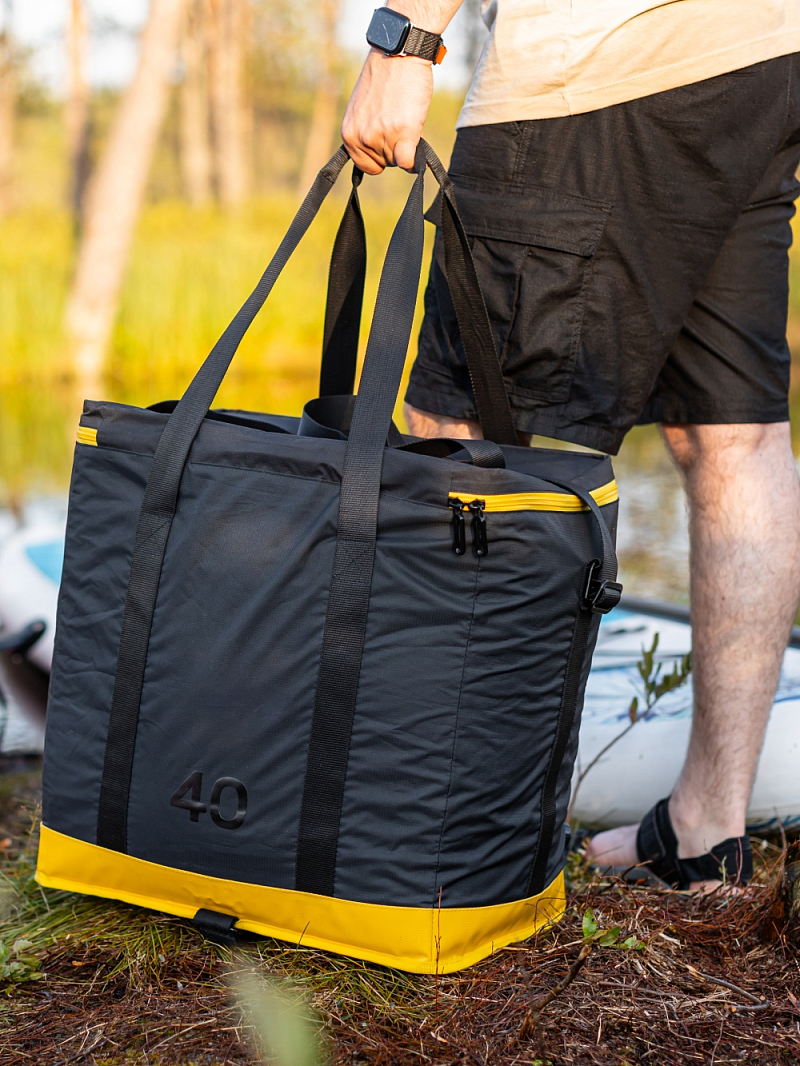 Термосумка 010 черная «Порт Диксон» на 40л  - 2 Термосумка 010 черная «Порт Диксон» на 40л  - 2