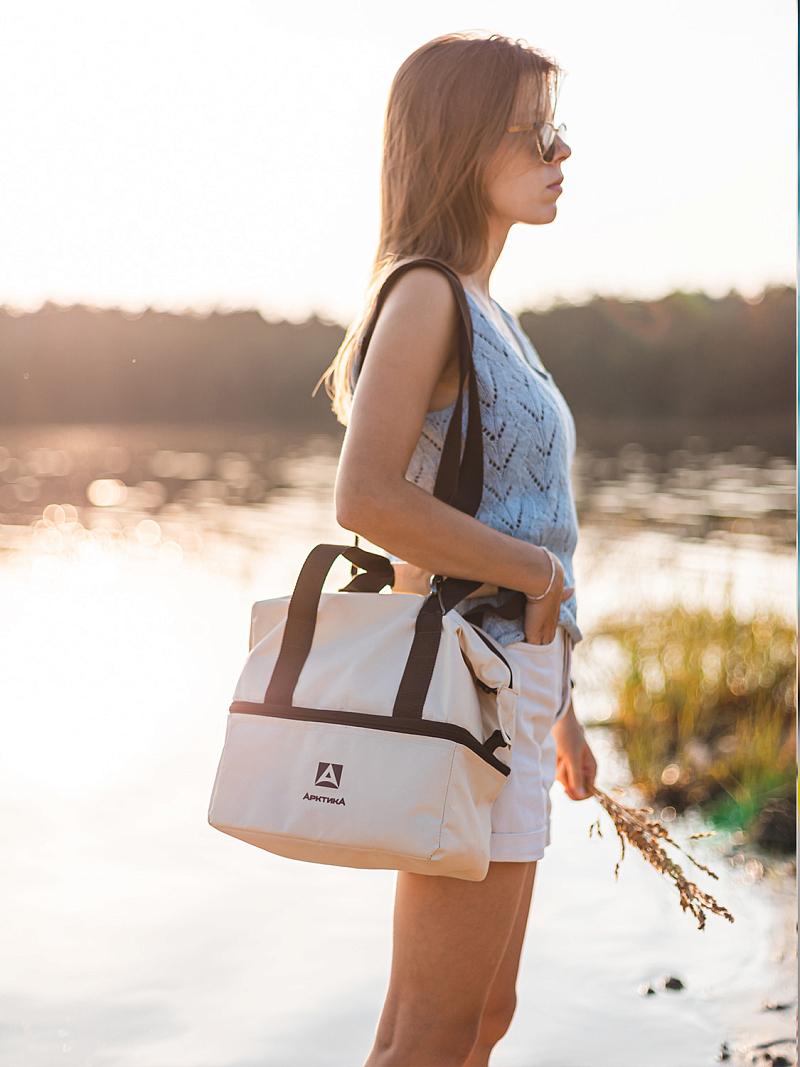 Термосумка-трансформер 3600 бежевая на 11.5л - 10