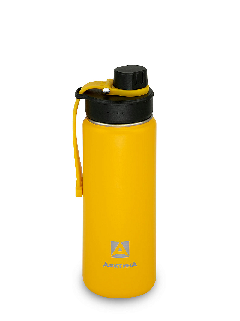 Термокружка серии 708 на 0.53л жёлтая со спортивной крышкой - 5
