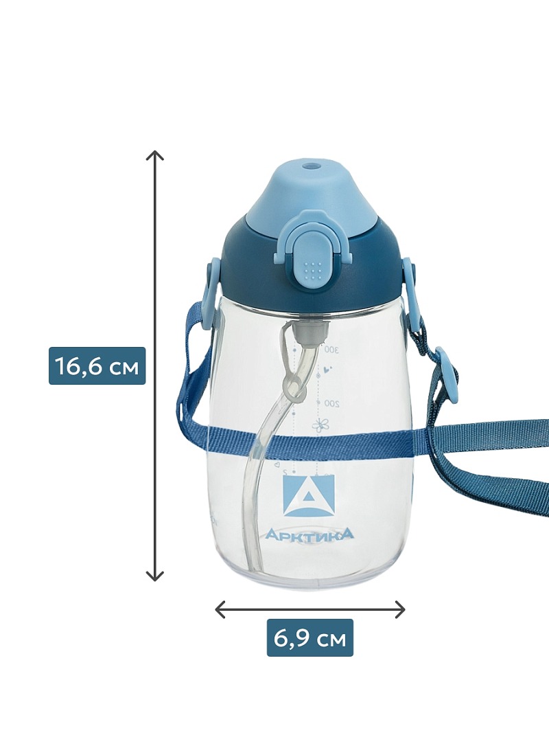 Тритановая бутылка серии 730 на 0.48л «нордик» с наклейками - 5