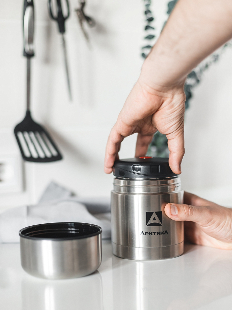 Термос 301 с широким горлом на 0.5л - 6