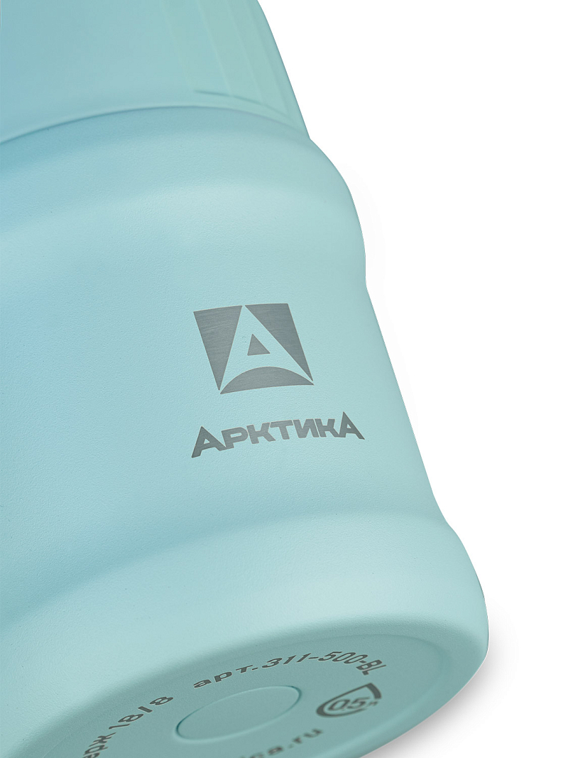 Голубой термос 311 для еды на 0.5л - 7