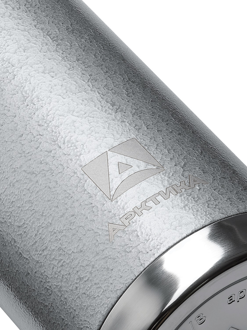 Серебряный термос 106 с узким горлом на 0.9л - 5