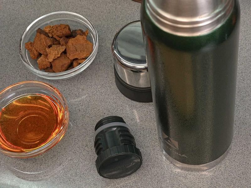 Как заварить чагу в термосе